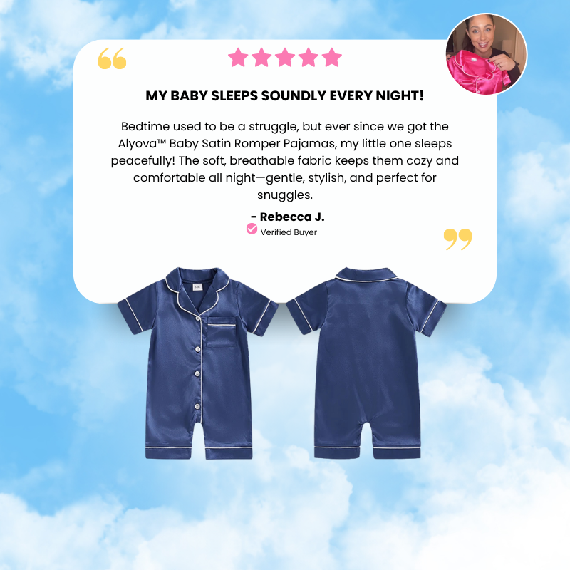 Alyova™ Baby Satin Romper Pyjamas